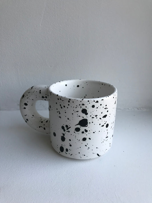 Chubby Paint Splatter Mug