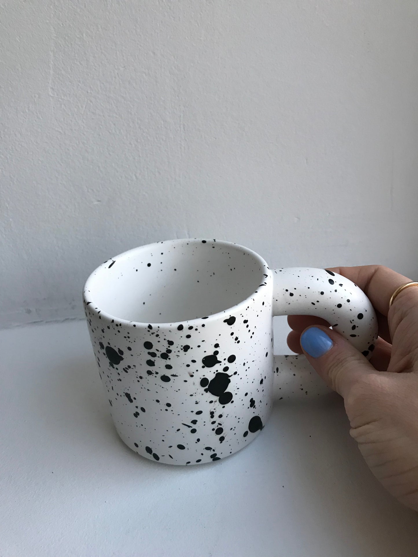 Chubby Paint Splatter Mug