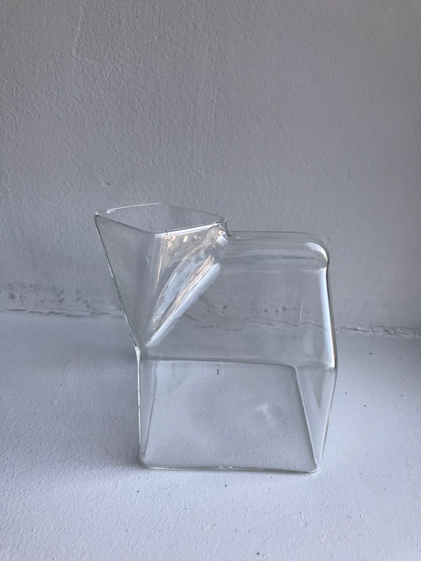 Milk Carton Glass Cup